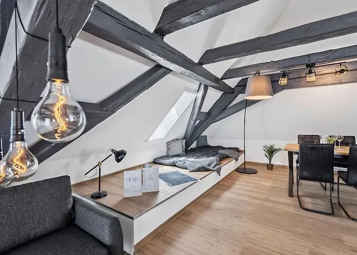 Apartment Nuvana Flats - Loft 522 Dachterrasse Mit Altstadtflair Ansbach